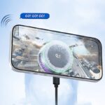 磁気式 スマホ散熱器 Qi2.2 25Wワイヤレス充電器 スマホ冷却ファン タブレット 冷却ファン iPhone/iPad 冷却 半導体 Magsafe スマホ散熱器