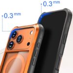 iPhone17 ケース メタル合金枠 ケース カバー MagSafe対応ケース iPhone17ケース スマホケース