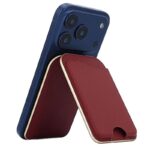 iPhone・スマホ 通用Magsafe対応ケース 強力磁 ケース 角度調節可能 折れ畳式 カード収納可能 ケース