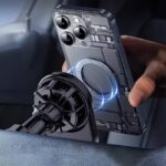 MagSafe対応 車載ホルダー Qi2.2ワイヤレス充電器 PD25W 快速充電器 ワイヤレスチャージャー エアコン吹出口