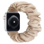 Apple watch バンド シュシュ ベルト Apple watch バンド ベルト Apple watch 38mm/40/41/42mm 42/44/45/46/49mm 交換用 伸縮ベルト