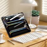 Ipad air 13 (2024/2025) iPad 用ペンスロット付きケース アップル アイパッド 背面型ケース カバーiPad Pro 13 (2024/2025) 背面型 ケース  アップルペンシル収納  SKU:AC01132026004 - 画像 (13)