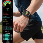 [技適マーク取得済み] 1.83inch 大画面 QS66 スマートウォッチ 1000mAh大容量バッテリー内蔵 通話機能付き 多機能腕時計 多国言葉(日本語)対応 スマートウォッチ