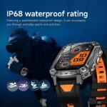 [技適マーク取得済み] 2.01inch 大画面 スマートウォッチ 1400mAh大容量バッテリー内蔵 通話機能付き 多機能腕時計