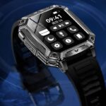 [技適マーク取得済み] 2.01inch 大画面 スマートウォッチ 1400mAh大容量バッテリー内蔵 通話機能付き 多機能腕時計