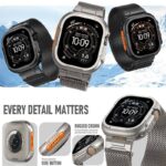 AppleWatch 10 46mm アップルウォッチ 専用 ケース AppleWatch Ultra 49mm 保護ケース 着装まま充電可能 簡単装着