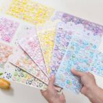 [ロット要求10枚] 3D 立体 シール ぷっくり シール【1枚】立体 3Dシール ぷくぷくシール 全6種類 SKU:AC01212026020