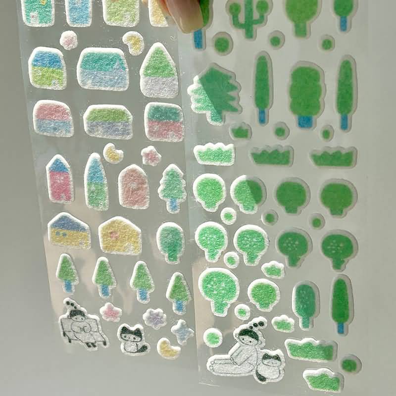 [ロット要求10枚] 立体シール ぷっくり シール【1枚】立体 シール ぷくぷくシール