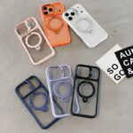 iPhone 17 2in1 PC+TPU ケース magsafe対応ケース Benwis iPhone 17pro ケース スタンド機能  iphone全機種対応 ケース iPhone17pro max ケース スマホケース 全6色 SKU:AC02052026029 - 画像 (2)