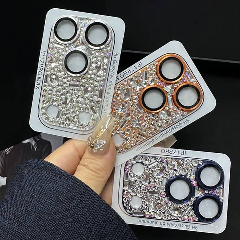iPhone 17カメラ保護フィルム ダイヤモンド カメラレンズプロテクター iPhone 17ProMax レンズ 液晶保護シート i