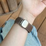 アップルウォッチ バンド 本革製 ベルト マグネット式 アップルウォッチ バンド ベルト