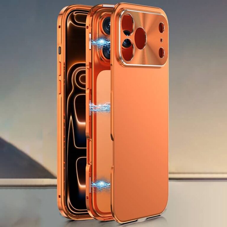 iPhone17 ケース マグネット式ケース アルミニウム合金 ケース カバー iPhone17pro ケース スマホケース