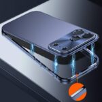 iPhone17 ケース マグネット式ケース アルミニウム合金 ケース カバー iPhone17pro ケース スマホケース