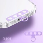 メタル製 スマホストラップ用 背面 シールパッド ネックストラップ ストラップホルダー アクセサリー
