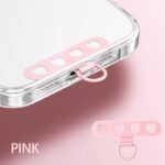 メタル製 スマホストラップ用 背面 シールパッド ネックストラップ ストラップホルダー アクセサリー