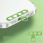 メタル製 スマホストラップ用 背面 シールパッド ネックストラップ ストラップホルダー アクセサリー