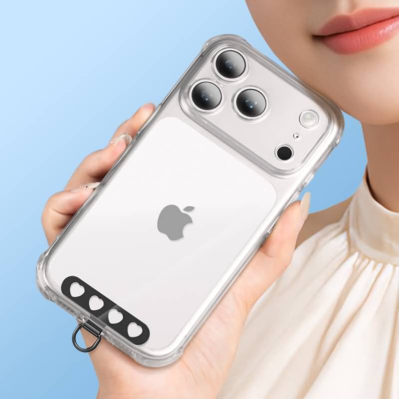 メタル製 スマホストラップ用 背面 シールパッド ネックストラップ ストラップホルダー アクセサリー