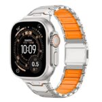 42/44/45/49mm 高級 チタン製 交換用バンド アップルウォッチ バンド Apple watch series8 /7/ 6/ 5 腕時計バンド