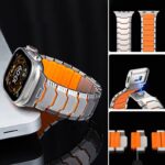 42/44/45/49mm 高級 チタン製 交換用バンド アップルウォッチ バンド Apple watch series8 /7/ 6/ 5 腕時計バンド 金具 全4色 SKU:AC02082026014 - Image 16