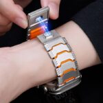 42/44/45/49mm 高級 チタン製 交換用バンド アップルウォッチ バンド Apple watch series8 /7/ 6/ 5 腕時計バンド 金具 全4色 SKU:AC02082026014 - Image 2