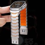 42/44/45/49mm 高級 チタン製 交換用バンド アップルウォッチ バンド Apple watch series8 /7/ 6/ 5 腕時計バンド 金具 全4色 SKU:AC02082026014 - Image 12