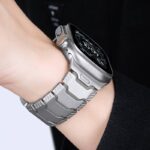 42/44/45/49mm 高級 チタン製 交換用バンド アップルウォッチ バンド Apple watch series8 /7/ 6/ 5 腕時計バンド 金具 全4色 SKU:AC02082026014 - Image 5