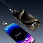 240W ハイグレード 4in1 ケーブル   TYPE C Lightning 多機種対応 充電ケーブル 1/2m 高耐久 断線防止 ケーブル black/gray 全2色 SKU:AC02082026031 - Image 5