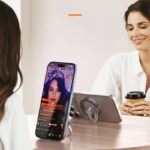 両面 折り畳式 マグネット式 スマホ スタンド Magsafe対応 スマートフォン 強磁器マグネット 全機種対応 マグネット iphone スタンド 落下防止