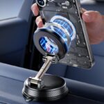 両面吸着 magsafe対応車載ホルダー  マグネット式 真空 スマホホルダー 多機能スマホホルダー 真空吸着式 携帯電話ホルダー 360度回転 電動真空吸着式スマホホルダー全3色 SKU:AC02132026004 - 画像 (16)