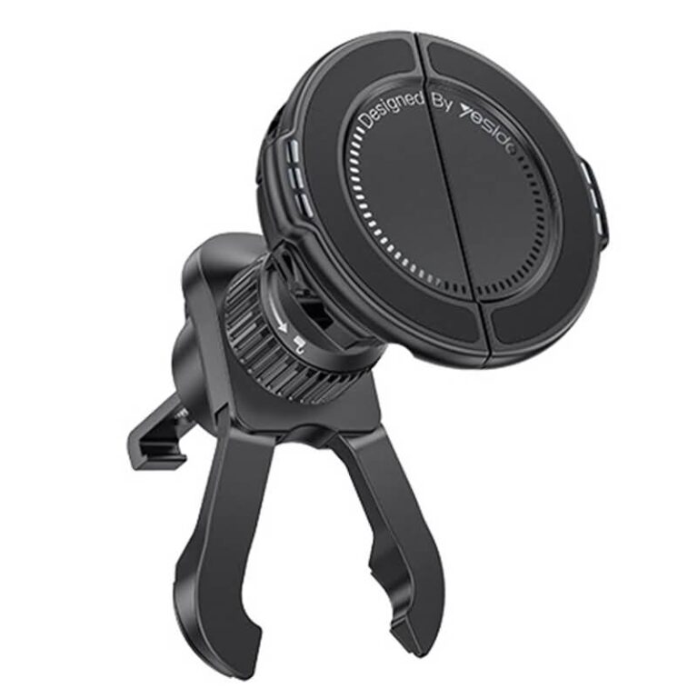 エアコン吹出口 強磁力 スマホホルダー 車載ホルダー 360度転回可能