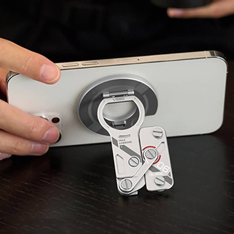 多機能適用 折れ畳式 スマホスタンド ホルダー 360度角度自由転回 Magsafe対応 スマホ スタンド 多場所対応可能 スマートフォンホルダー