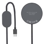 PD25W 快速充電器 ワイヤレスチャージャー QI2.2 ワイヤレス充電器 iPhone充電器 type- C 装着のままでも充電可能  SKU:AC02132026018 - Image 5