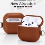 Airpods 4 2in1 本革 ケース AirPods3 第三世代 本革 Airpods Pro 2 カバー エアーポッズ カバー