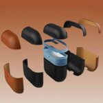 Airpods 4 2in1 本革 ケース AirPods3 第三世代 本革  Airpods Pro 2 カバー エアーポッズ カバー 全7色 SKU:AC02132026020 - 画像 (11)