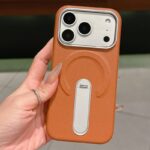 iPhone17 背面型ケース iphone16 背面型ケース magsafe対応ケース iPhone 16 Pro Max PUレザー ケース