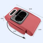 車用アームレスト収納ボックス  車内収納ボックス  電話ホルダー 隙間収納 ウォーターボトル  スマホ カー用品 ドライブ 車用品 カー用品 全5色 SKU:AC02142026001 - Image 19