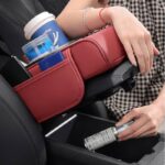 車用アームレスト収納ボックス  車内収納ボックス  電話ホルダー 隙間収納 ウォーターボトル  スマホ カー用品 ドライブ 車用品 カー用品 全5色 SKU:AC02142026001 - Image 14