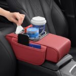 車用アームレスト収納ボックス  車内収納ボックス  電話ホルダー 隙間収納 ウォーターボトル  スマホ カー用品 ドライブ 車用品 カー用品 全5色 SKU:AC02142026001 - Image 11