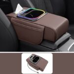 車用アームレスト収納ボックス  車内収納ボックス  電話ホルダー 隙間収納 ウォーターボトル  スマホ カー用品 ドライブ 車用品 カー用品 全5色 SKU:AC02142026001 - Image 4