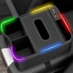 車用アームレスト収納ボックス  車内収納ボックス  電話ホルダー 隙間収納 ウォーターボトル  スマホ カー用品 ドライブ 車用品 カー用品 全5色 SKU:AC02142026002 - Image 2