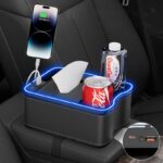 車用アームレスト収納ボックス  車内収納ボックス  電話ホルダー 隙間収納 ウォーターボトル  スマホ カー用品 ドライブ 車用品 カー用品 全5色 SKU:AC02142026002 - Image 9