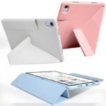 ipadair4/5/6/7手帳型ケース スタンド機能 アップル アイパッド 背面型ケース カバー