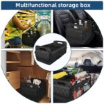 トランク 収納 ボックス  メッシュポケット付き 車用収納ボックス 折りたたみ 収納ケース トランクボックス 全2色 SKU:AC02252026031 - 画像 (3)