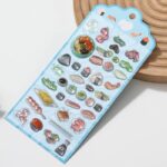 [ロット要求10枚] 3D 立体 シール ぷっくり シール【1枚】立体 3Dシール ぷくぷくシール
