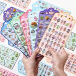 [ロット要求10枚] 3D 立体 シール ぷっくり シール【1枚】立体 3Dシール ぷくぷくシール