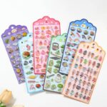 [ロット要求10枚] 3D 立体 シール ぷっくり シール【1枚】立体 3Dシール ぷくぷくシール