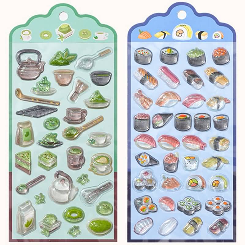 [ロット要求10枚] 3D 立体 シール ぷっくり シール【1枚】立体 3Dシール ぷくぷくシール