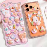 [ロット要求10枚] ふわふわ もちもち シール 【1枚】立体 シール ぷくぷくシール 3Dシール  全8種類 SKU:AC10262025001