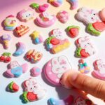 [ロット要求10枚] ふわふわ もちもち シール 【1枚】立体 シール ぷくぷくシール 3Dシール  全8種類 SKU:AC10262025001 - Image 2