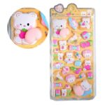 [ロット要求10枚] ふわふわ もちもち シール 【1枚】立体 シール ぷくぷくシール 3Dシール  全8種類 SKU:AC10262025001 - Image 13